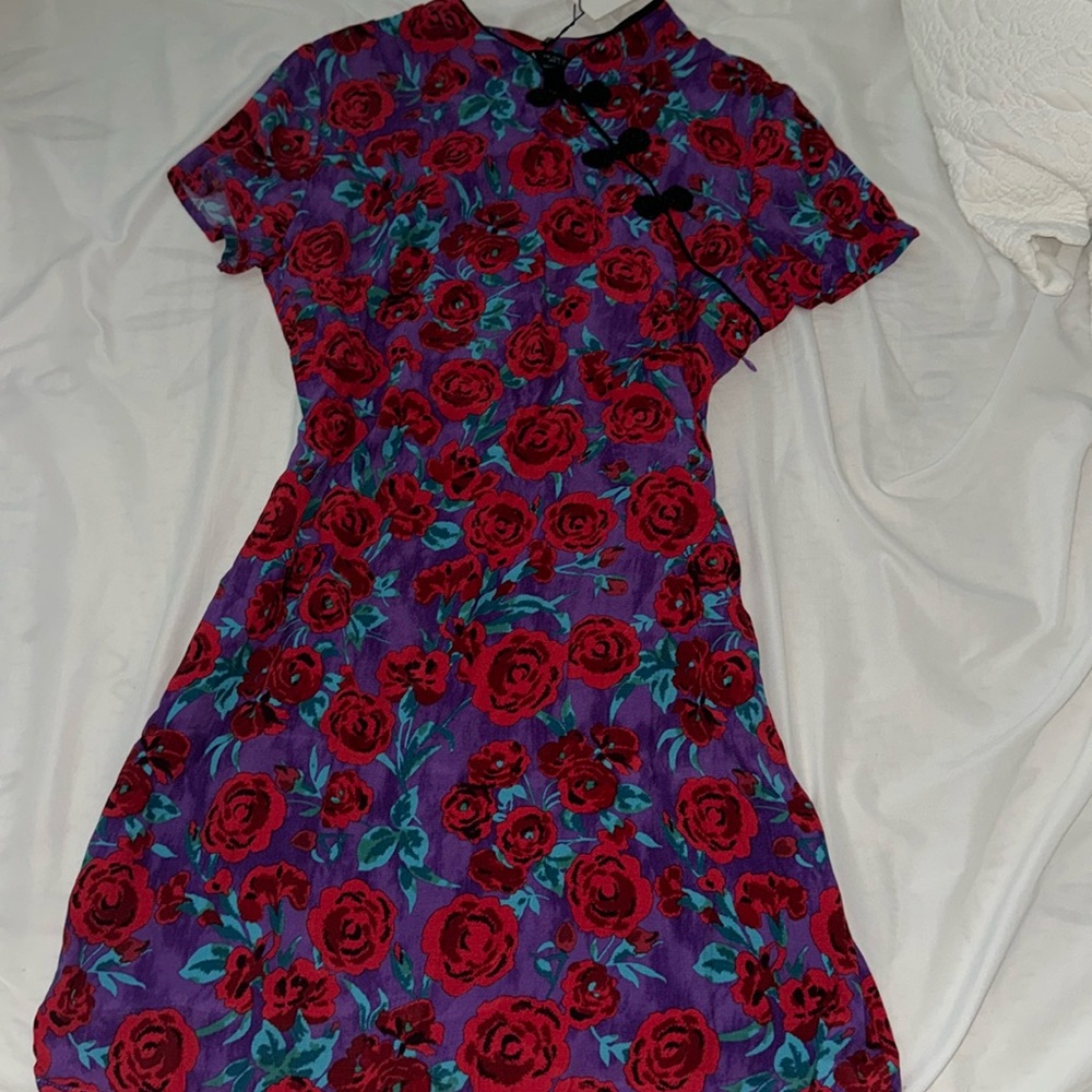 ZARA FLORAL DRESS SIZE M NEW!!!